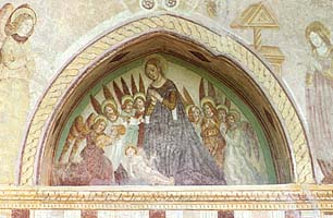 Affreschi dell'antica facciata